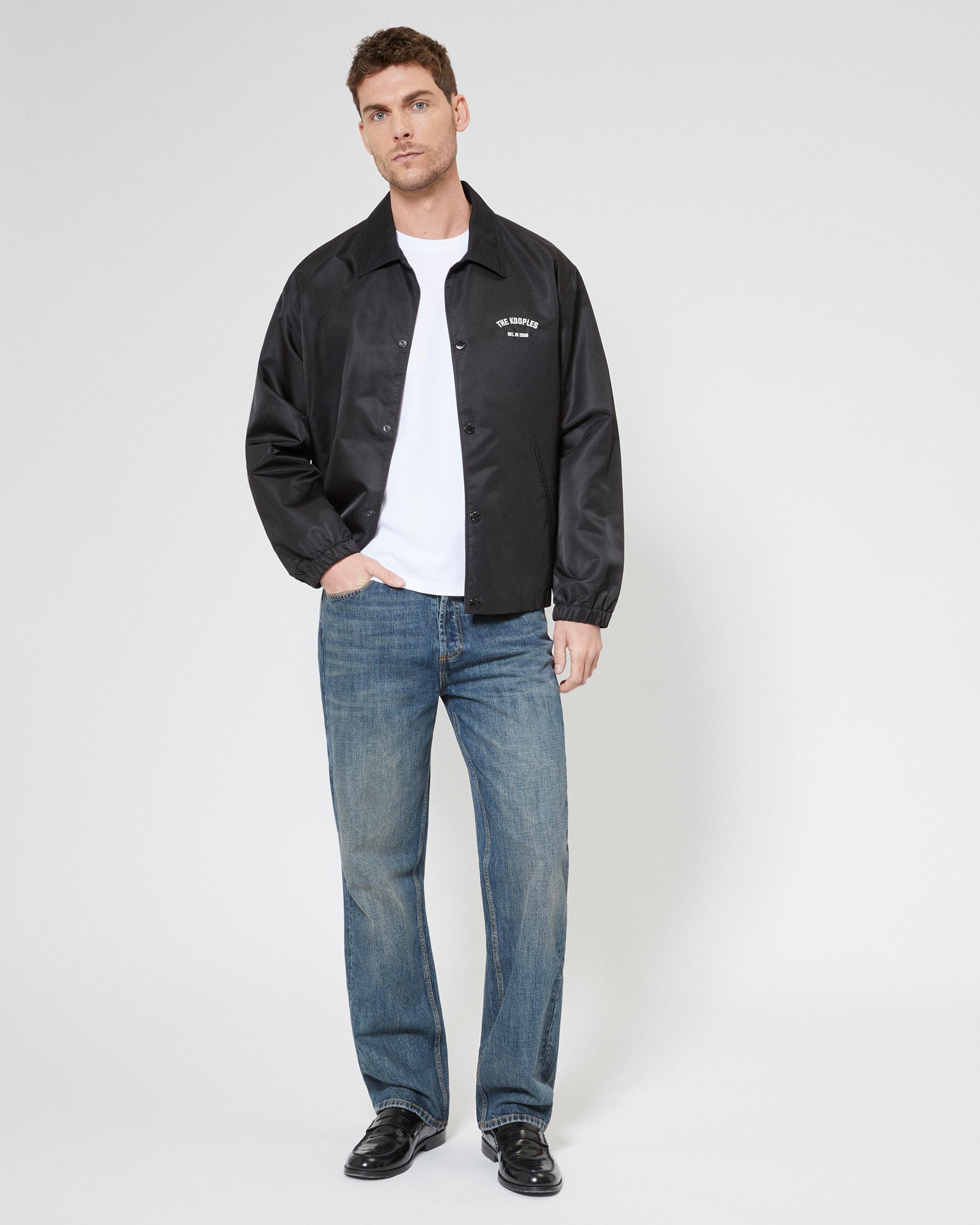 Jacket with black back embroidery by THE KOOPLES