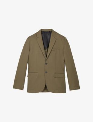 Lapel-Collar Single-Breasted Cotton and Linen-Blend Jacket by THE KOOPLES