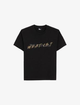 Leopard-print logo-graphic cotton-jersey T-shirt by THE KOOPLES