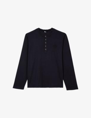 Logo-Embroidered Long-Sleeve Cotton T-Shirt by THE KOOPLES