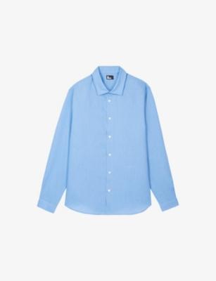 Logo-Embroidered Slim-Fit Linen Shirt by THE KOOPLES
