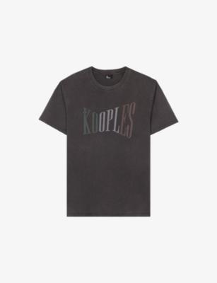 Logo-Print Relaxed-Fit Cotton T-Shirt by THE KOOPLES