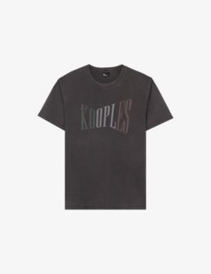 Logo-Print Short-Sleeve Cotton T-Shirt by THE KOOPLES
