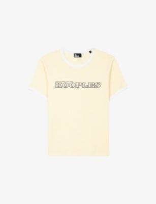 Logo-Print Short-Sleeve Cotton T-Shirt by THE KOOPLES