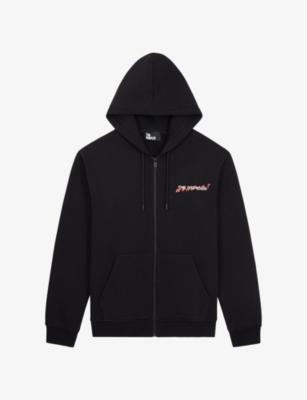Logo-print zip-up cotton hoody by THE KOOPLES