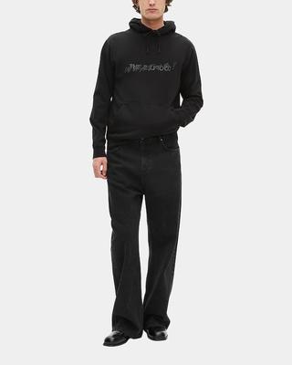 Men's Black What is hoodie by THE KOOPLES