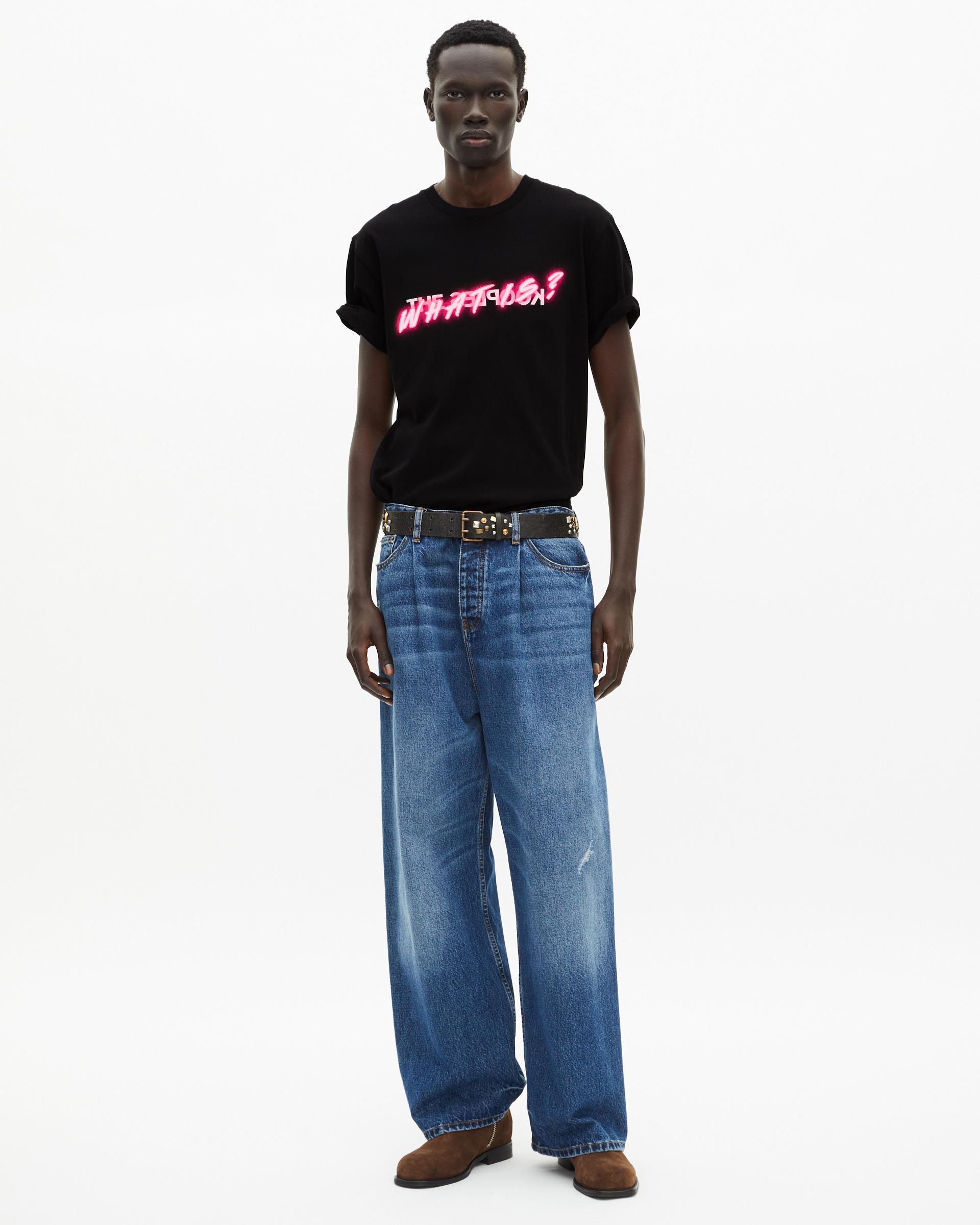 Men's what is black t-shirt by THE KOOPLES