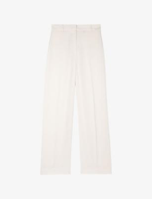 Mid-Rise Wide-Leg Woven Trousers by THE KOOPLES