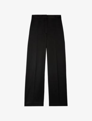 Mid-Rise Wide-Leg Woven Trousers by THE KOOPLES