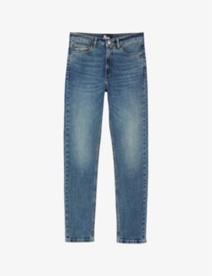 Mid-wash straight-leg mid-rise jeans by THE KOOPLES
