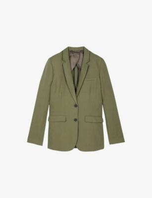 Notch-Lapel Regular-Fit Linen Blazer by THE KOOPLES