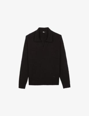 Open-Collar Long-Sleeve Wool Jumper by THE KOOPLES