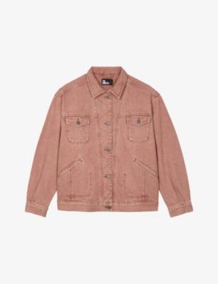 Oversized-Fit Short Denim Jacket by THE KOOPLES