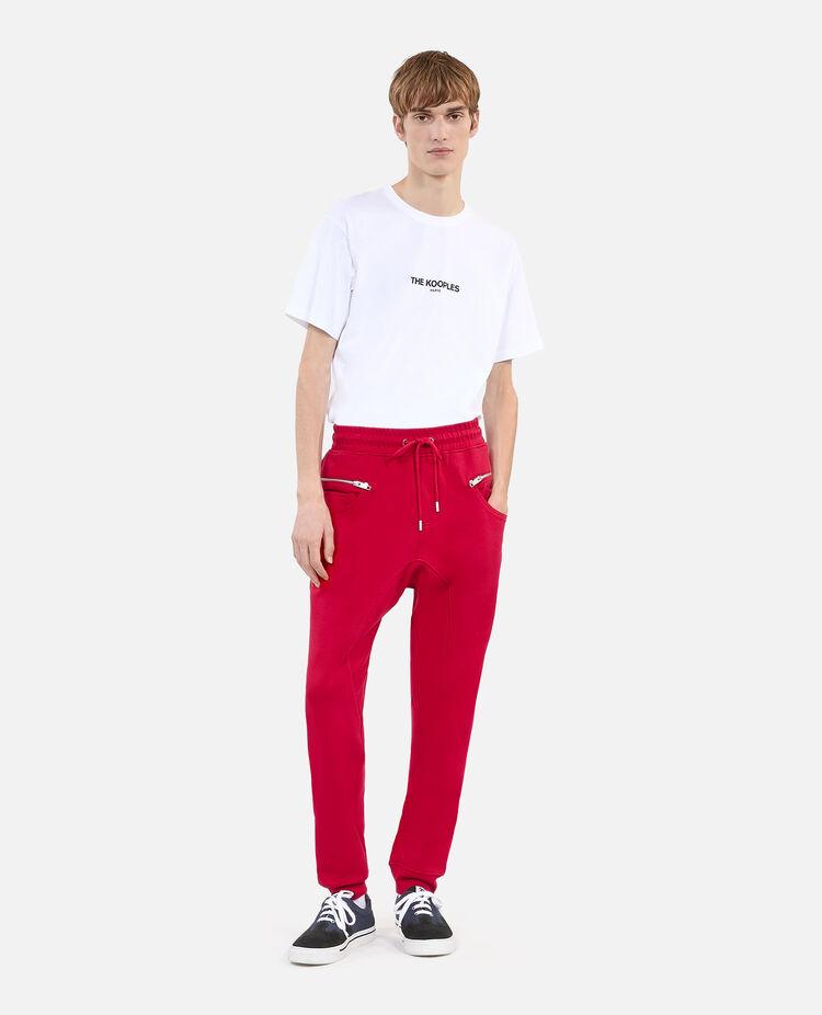 Red tracksuit trousers by THE KOOPLES