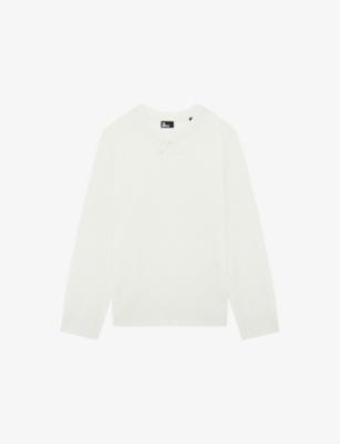 Round-Neck Bow-Embellished Cashmere-Blend Jumper by THE KOOPLES