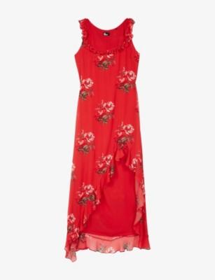 Ruffle Floral-Print Woven Maxi Dress by THE KOOPLES
