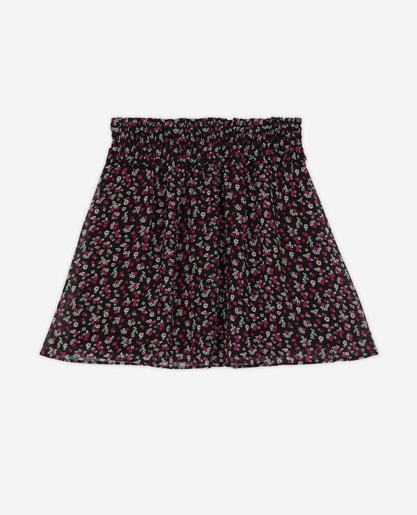 Short Printed Skirt With Smocking by THE KOOPLES