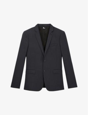 Single-breasted slim-fit wool suit jacket by THE KOOPLES