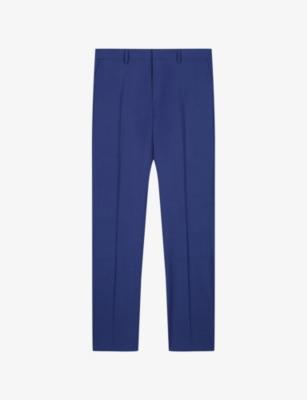 Slim-Leg Centre-Crease Wool Trousers by THE KOOPLES