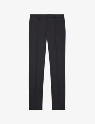 Slim-fit mid-rise wool suit trousers by THE KOOPLES