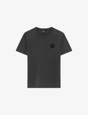 Star-Patch Short-Sleeve Cotton T-Shirt by THE KOOPLES Star-Patch Short-Sleeve Cotton T-Shirt by THE KOOPLES