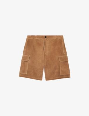 Straight-Leg Four-Pocket Suede Shorts by THE KOOPLES
