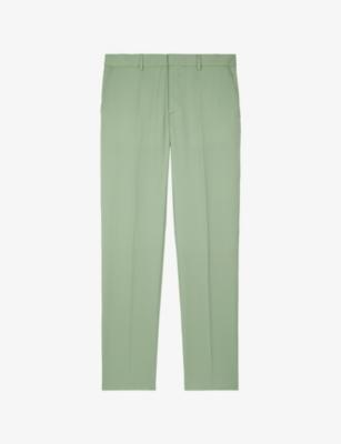 Straight-Leg Regular-Fit Wool Trousers by THE KOOPLES