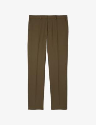 Straight Regular-Fit Cotton and Linen-Blend Trousers by THE KOOPLES