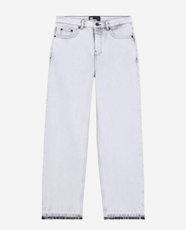 Straight bleached white jeans by THE KOOPLES