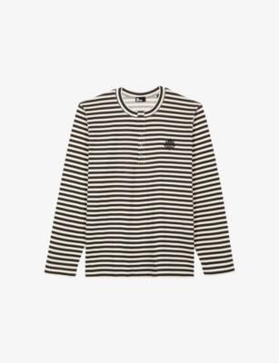 Striped Long-Sleeved Cotton-Jersey T-Shirt by THE KOOPLES