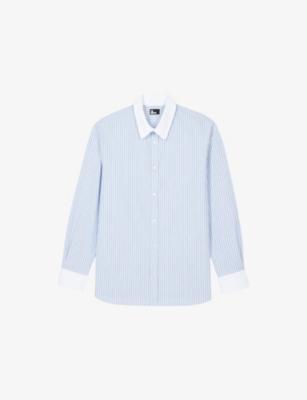 Striped Relaxed-Fit Cotton Shirt by THE KOOPLES