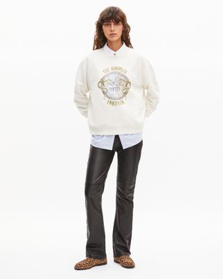 Sweatshirt with beige screen print by THE KOOPLES