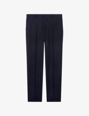 Tapered-Leg Slim-Fit Wool Trousers by THE KOOPLES