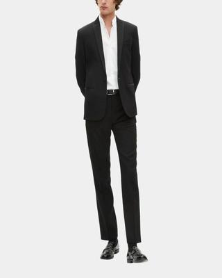 Tuxedo jacket with satin details, black slim fit by THE KOOPLES