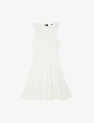 V-Neck Sleeveless Knitted Mini Dress by THE KOOPLES