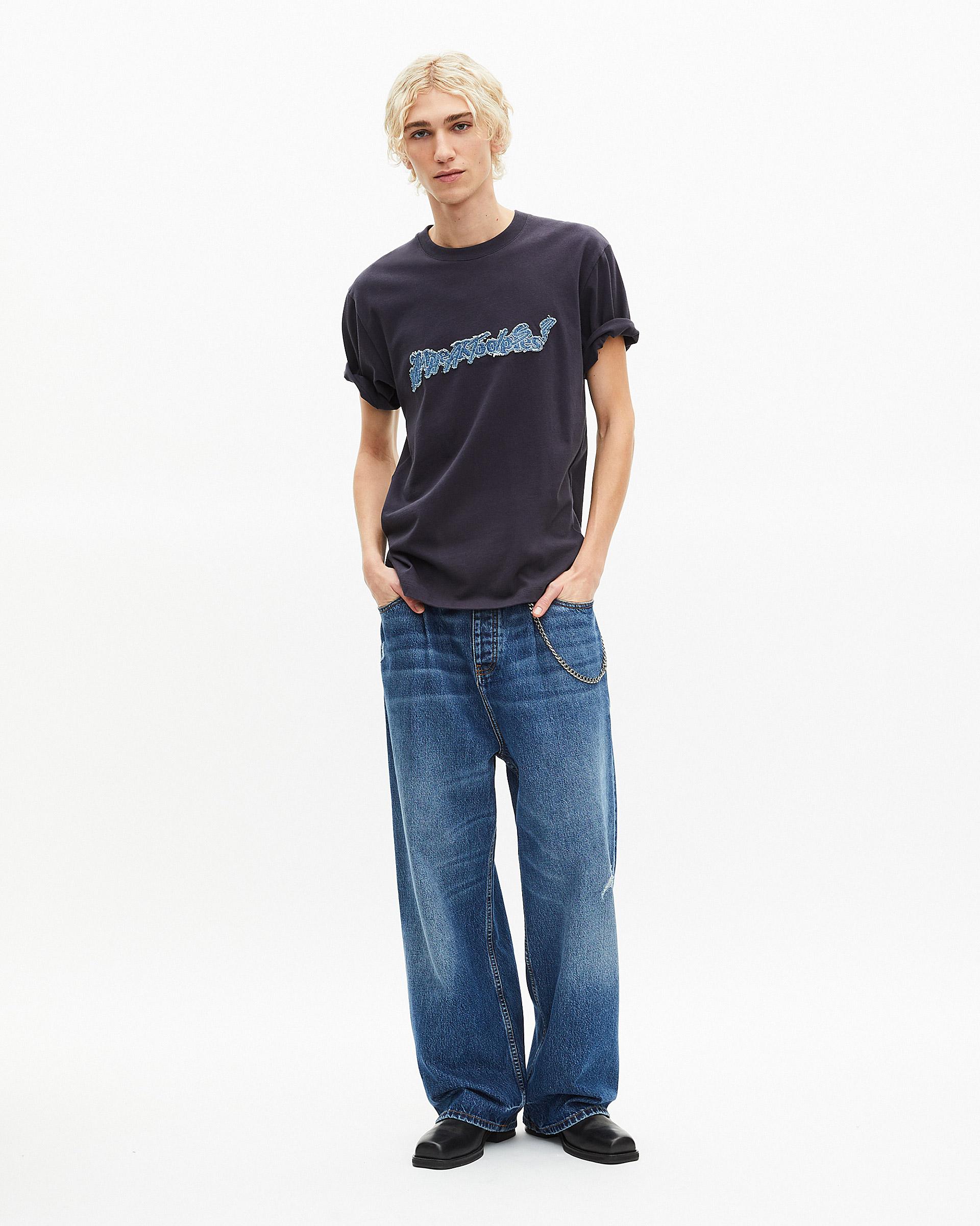 What Is denim navy T-shirt by THE KOOPLES