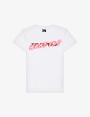 'What is?' logo-print cotton-jersey T-shirt by THE KOOPLES