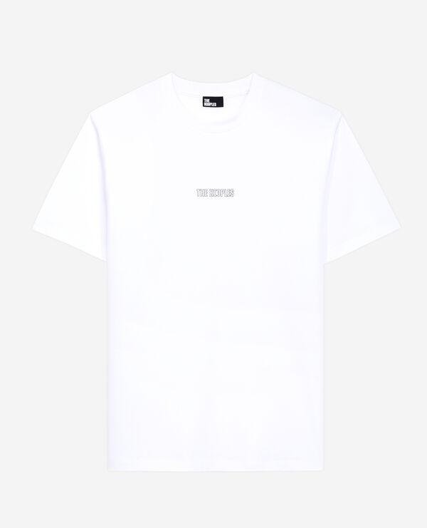 White t-shirt with logo by THE KOOPLES
