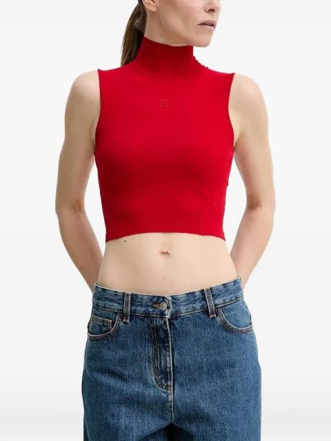 high-neck sleeveless top by THE KOOPLES