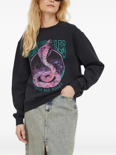 printed long-sleeve sweatshirt by THE KOOPLES