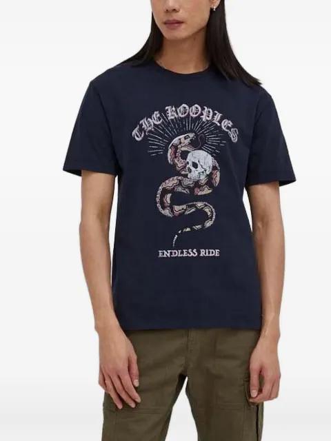 snake skull graphic T-shirt by THE KOOPLES