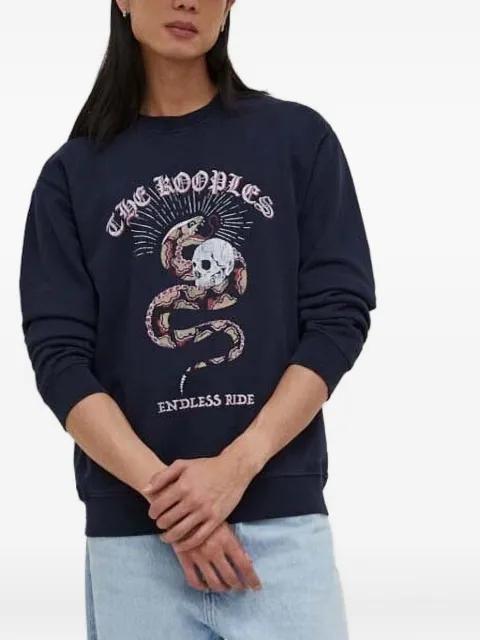 snake skull sweatshirt by THE KOOPLES