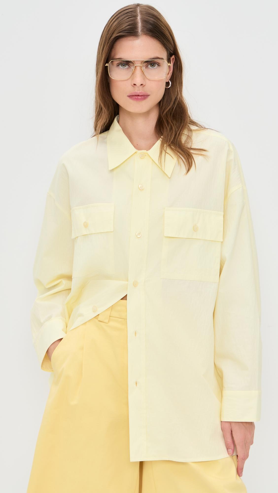 Daria Crinkled Effect Shirt by THE LATEST