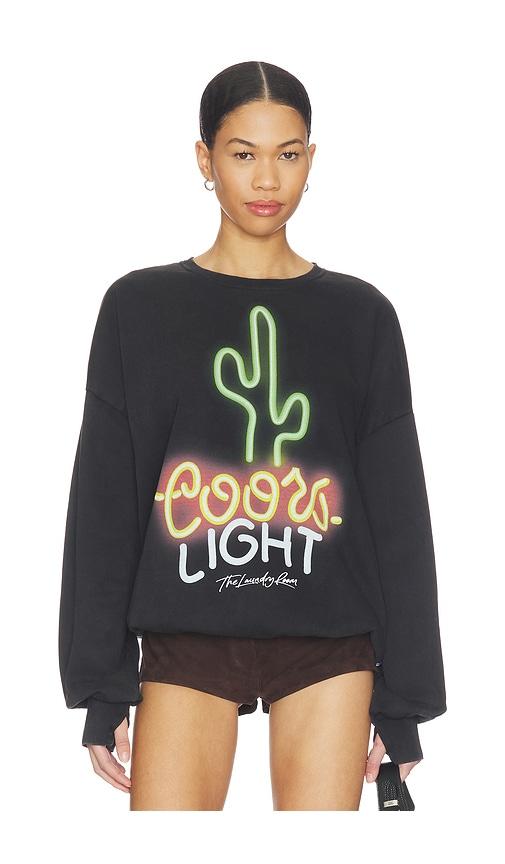 The Laundry Room Coors Light Neon Cactus Jumper in Black by THE LAUNDRY ROOM