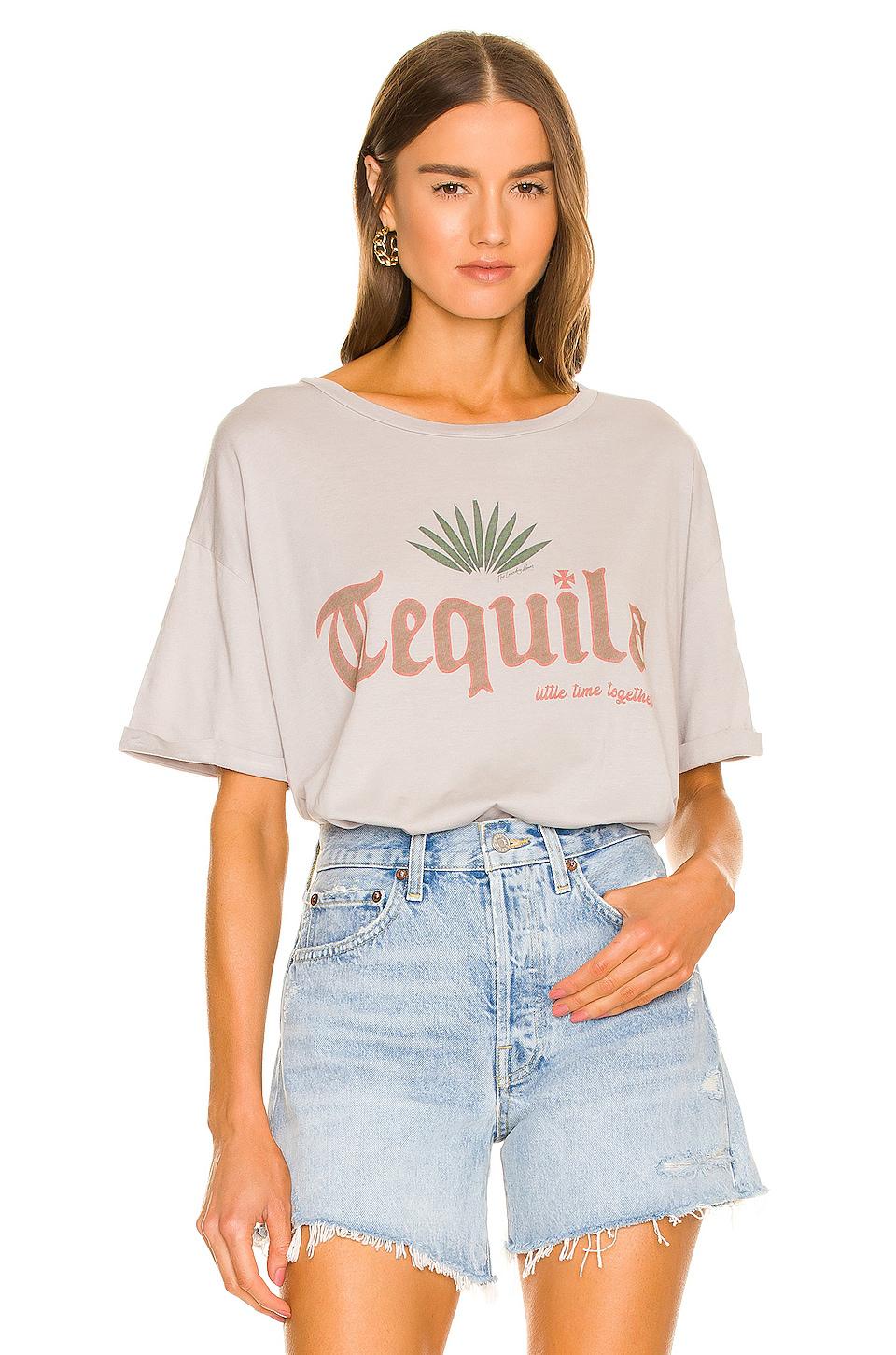 The Laundry Room Tequila Tee in Light Grey by THE LAUNDRY ROOM
