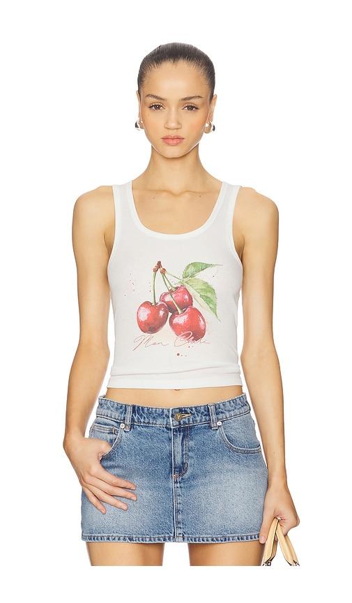 The Laundry Room x REVOLVE Mon Cheri Rib Tank Top in White by THE LAUNDRY ROOM