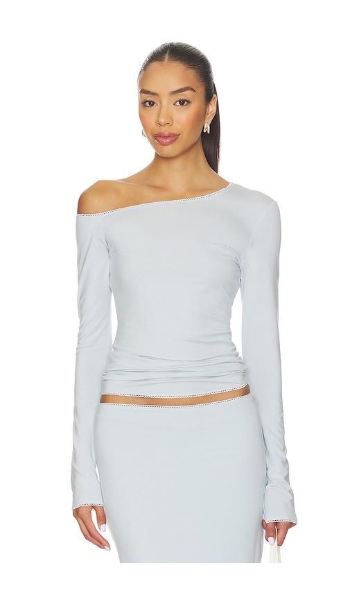 The Line by K Adrira Top in Baby Blue by THE LINE BY K