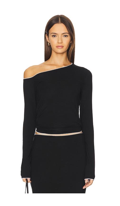 The Line by K Adrira Top in Black by THE LINE BY K