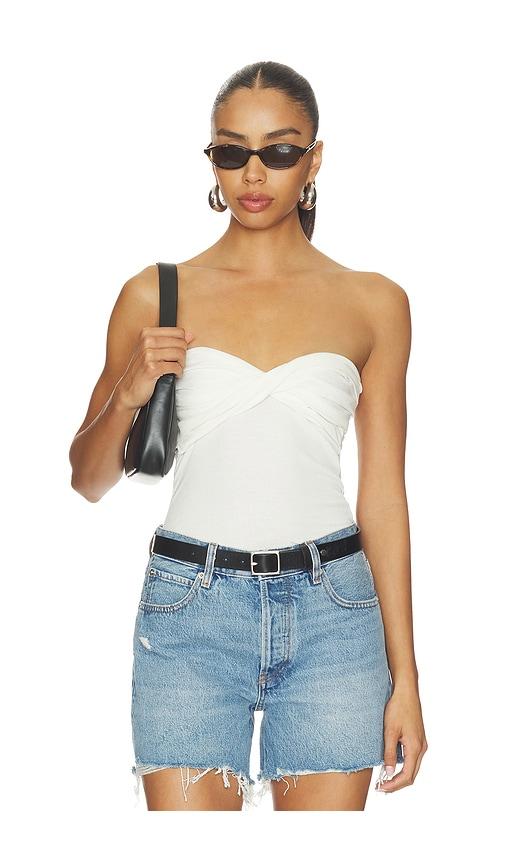 The Line by K Izzy Tube Top in White by THE LINE BY K