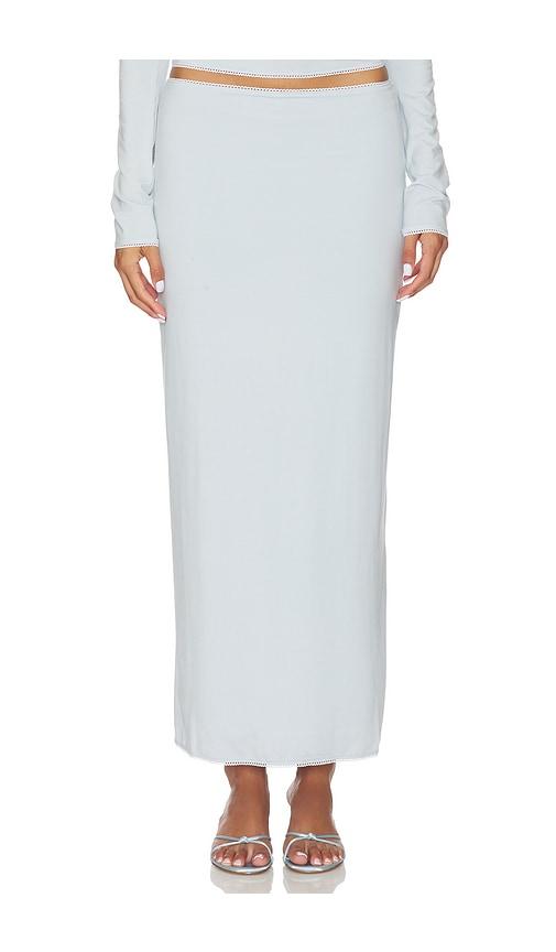 The Line by K Solene Skirt in Baby Blue by THE LINE BY K